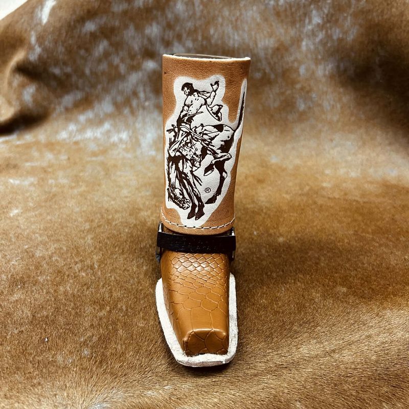 Pendleton Round-Up Brown Boot Shot Glass