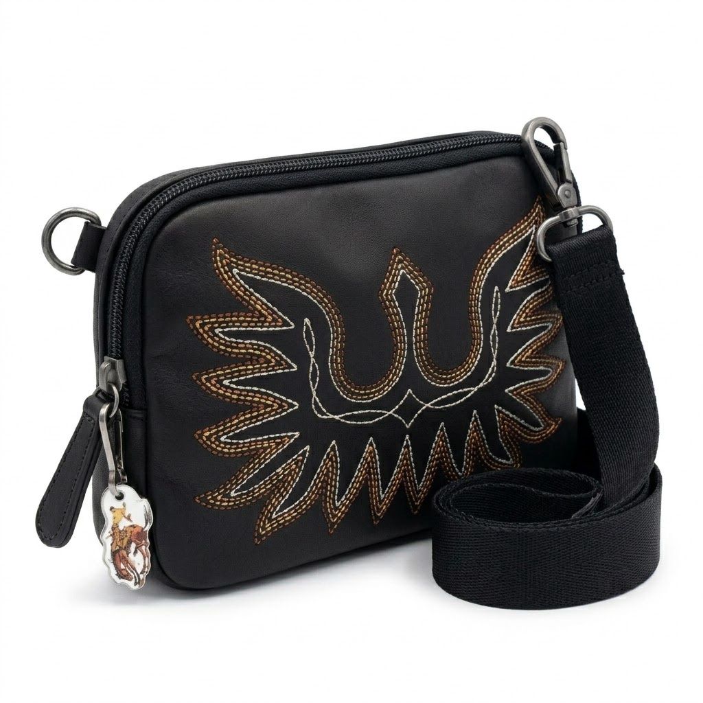 Pendleton Round-Up Ariat Casanova Belt Bag, Color: Black