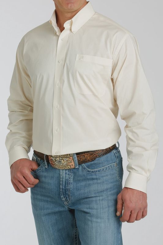 Men's Cinch Pendleton Round-Up Black and Cream Long Sleeve Button Up