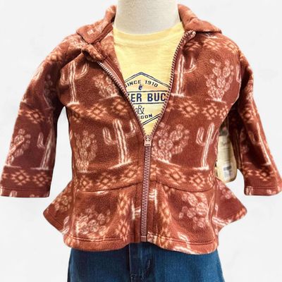 Toddler Wrangler Pendleton Round-Up Fleece Cactus Hoodie