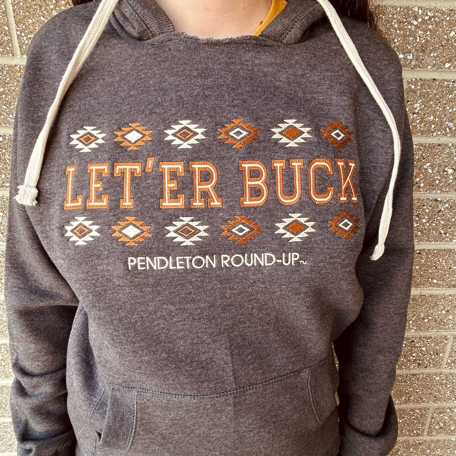 Pendleton Round-Up Diamond Embroidered Hoodie, size: S