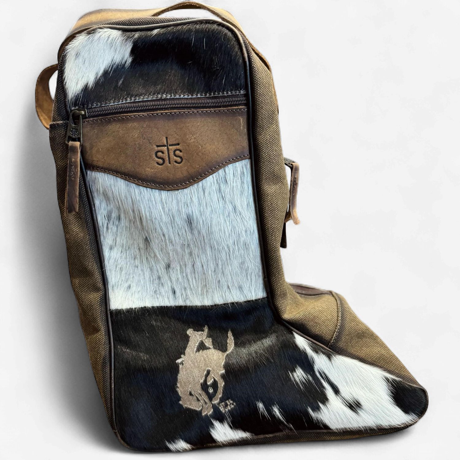 Pendleton Round-Up Cowhide Boots Bag