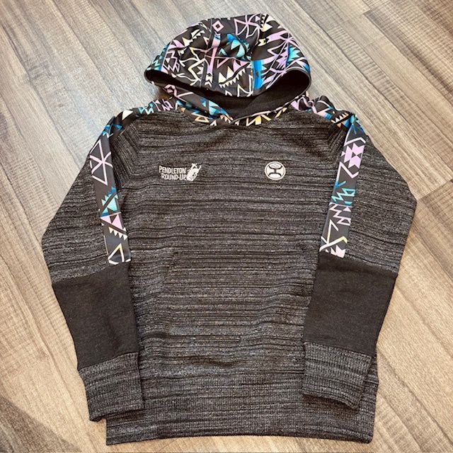 Youth Hooey Pendleton Round-Up Black Canyon Hoodie