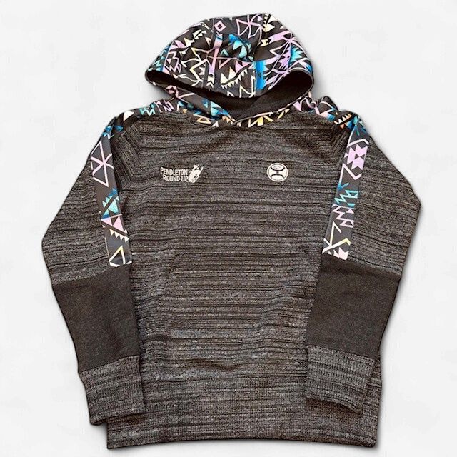 Youth Hooey Pendleton Round-Up Black Canyon Hoodie