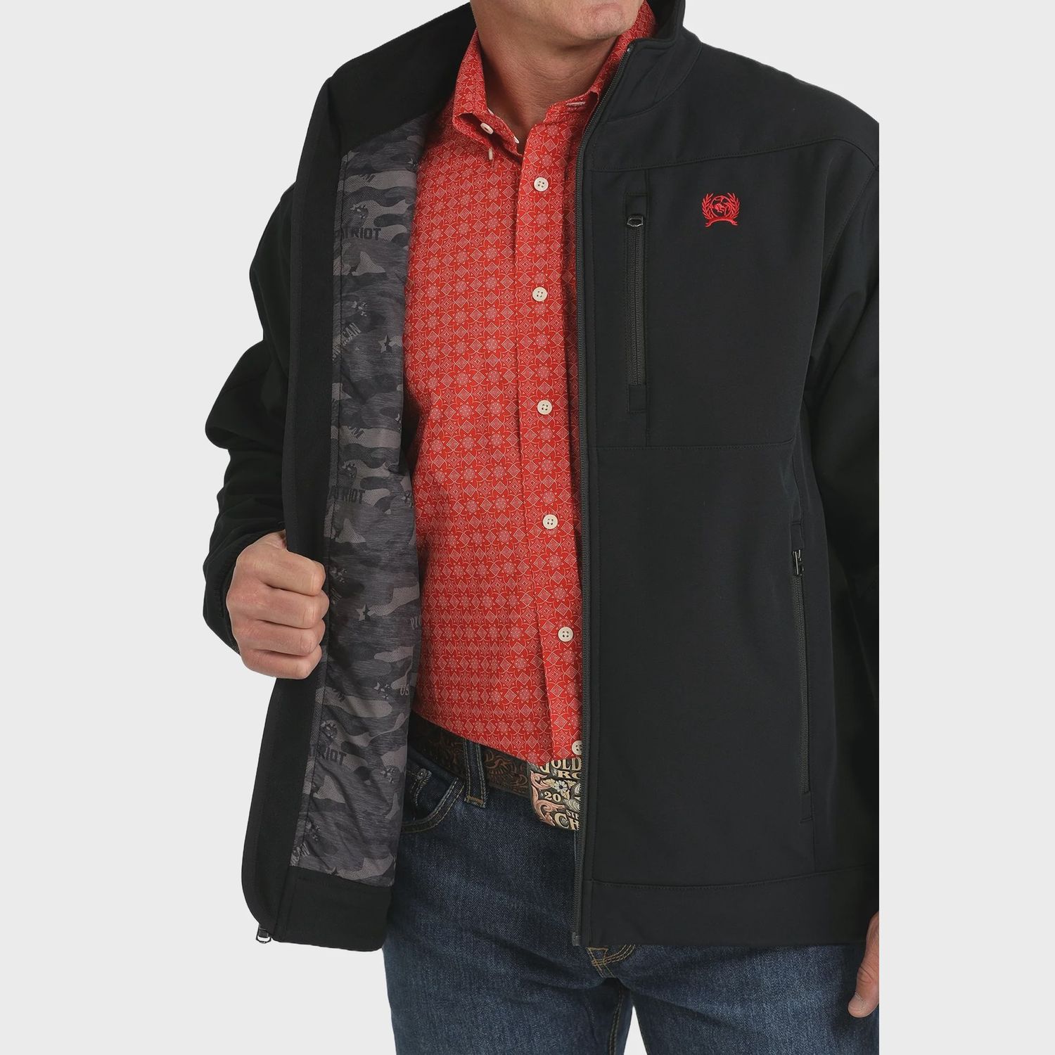 Men's Cinch Pendleton Round-Up Flag Bonded Jacket