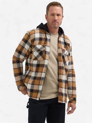 Men's Wrangler Pendleton Round-Up Autumn Hooded Flannel Jacket