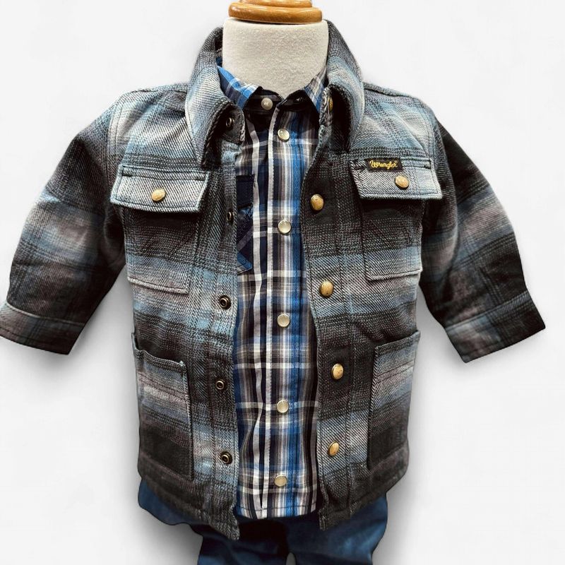 Toddler Wrangler Pendleton Round-Up Flannel Lined Shirt Jacket