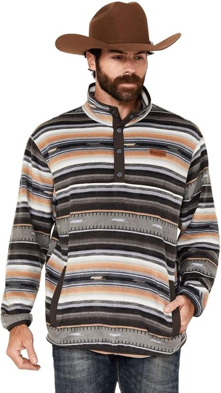 Men's Cinch Pendleton Round-Up 1/4 Snap Fleece Pullover