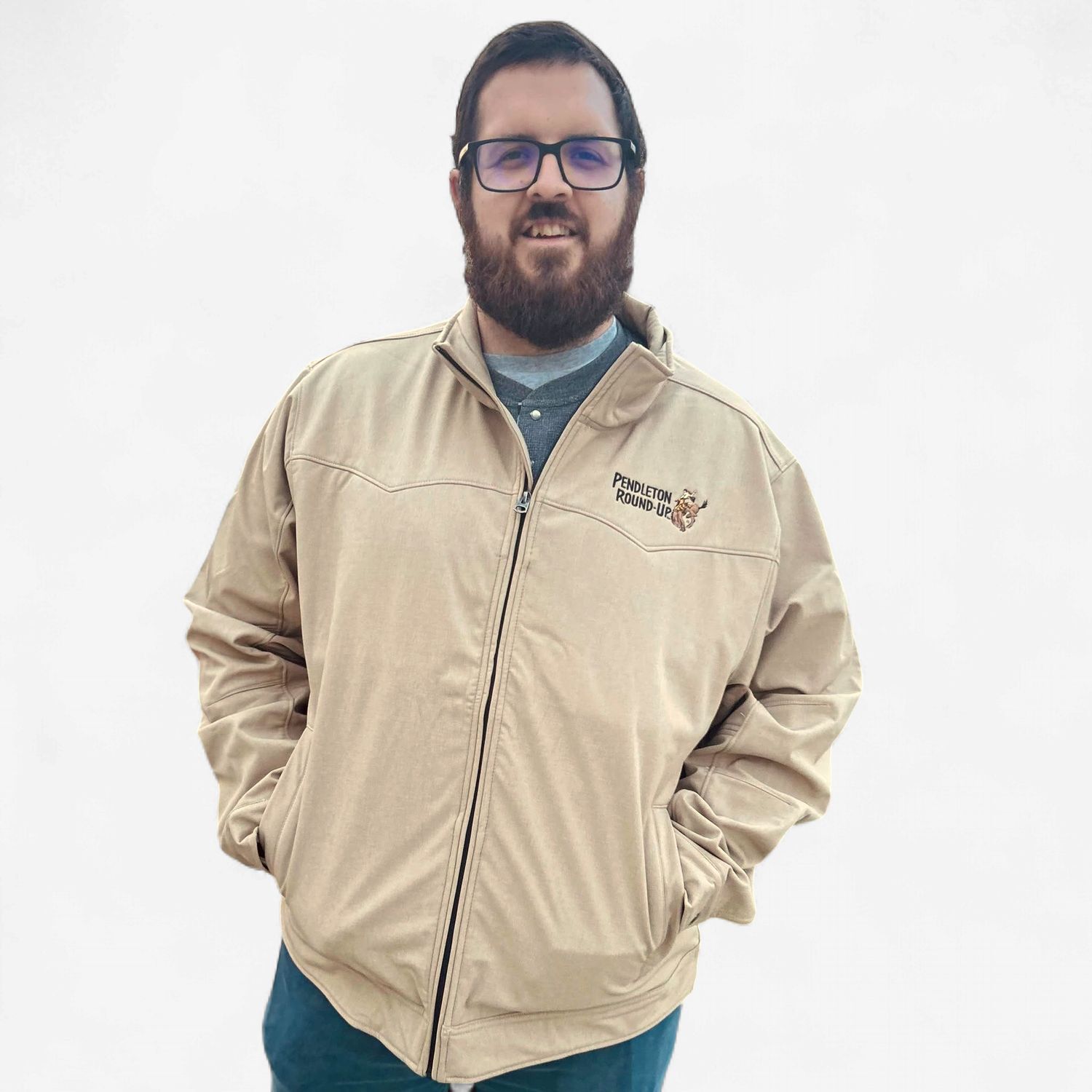 Men's Cinch Pendleton Round-Up Concealed Carry Jacket - Khaki