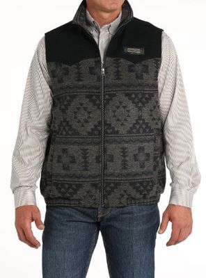 Men's Cinch Pendleton Round-Up Wool Conceal Carry Vest Navy