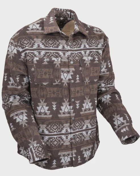 Men's Outback Pendleton Round-Up Brown Hudson Shirt Jacket