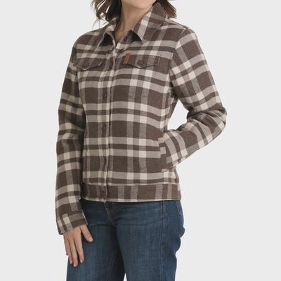 Ladies Cinch Pendleton Round-Up Plaid Trucker Jacket