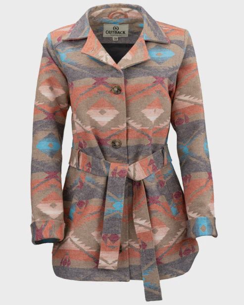 Ladies Outback Pendleton Round-Up Vara Jacket