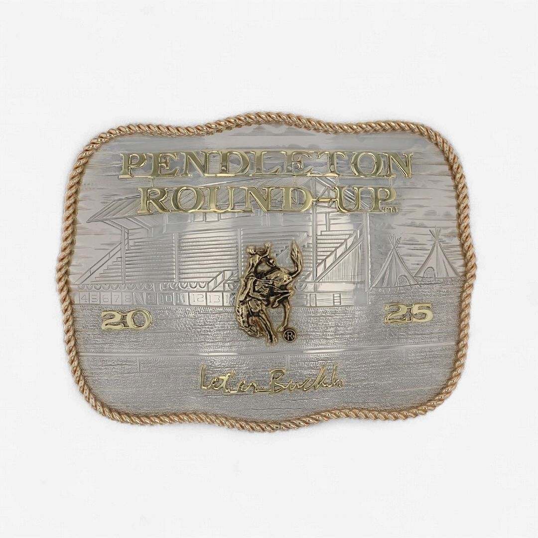 Official 2025 Pendleton Round-Up Buckle