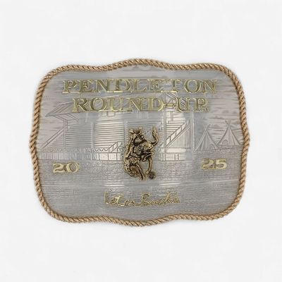 Official 2025 Pendleton Round-Up Buckle