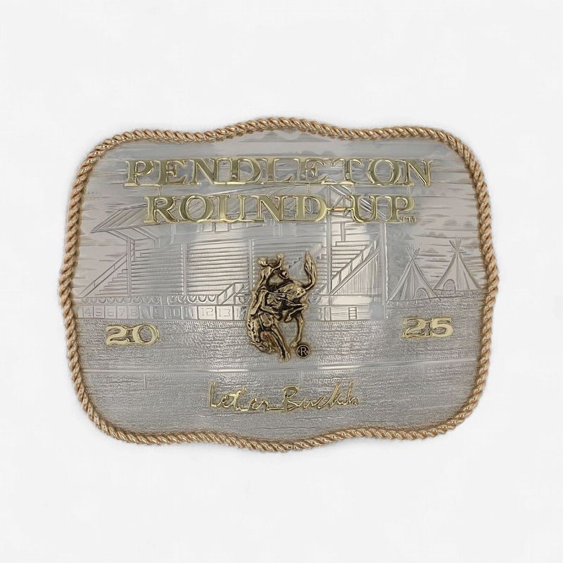 Official 2025 Pendleton Round-Up Buckle