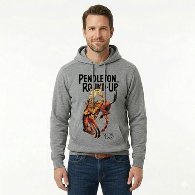 Pendleton Round-Up Full Color Bucking Horse Hoodie