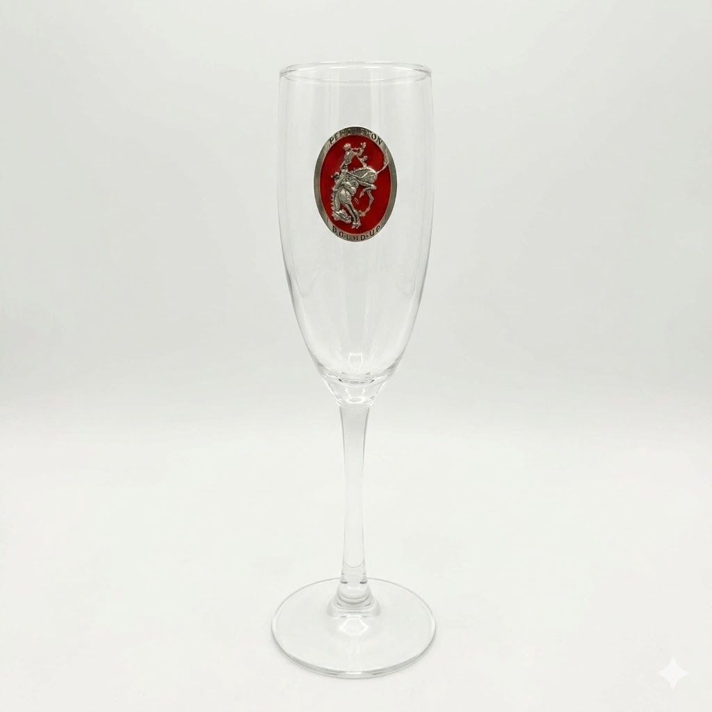 Pendleton Round-Up Pewter Champagne Flute
