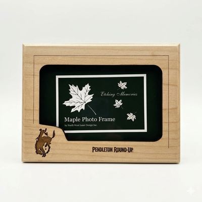 Pendleton Round-Up Teak Picture Frame