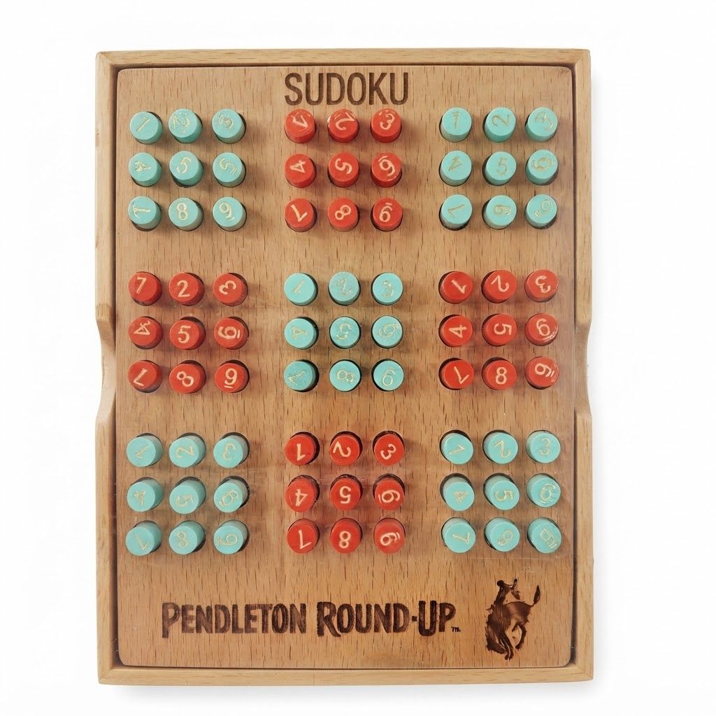 Pendleton Round-Up Teak Sudoku Puzzle
