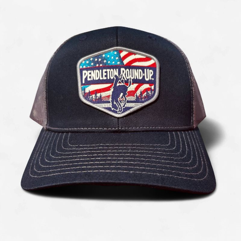 Pendleton Round-Up Richardson Navy Flag Hat