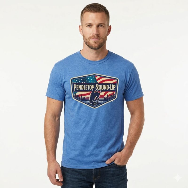 Men's Pendleton Round-Up Flag Tee