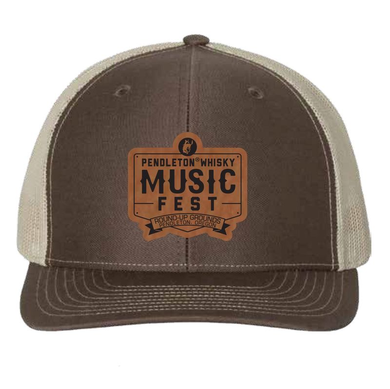 Pendleton Whisky Music Fest Leather Patch Hat