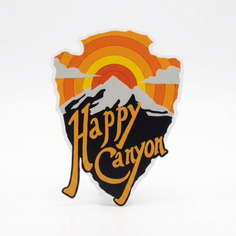 Happy Canyon Arrowhead Sticker