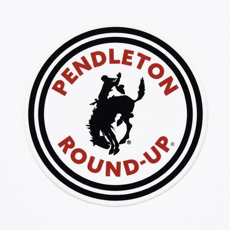 Pendleton Round-Up Sticker