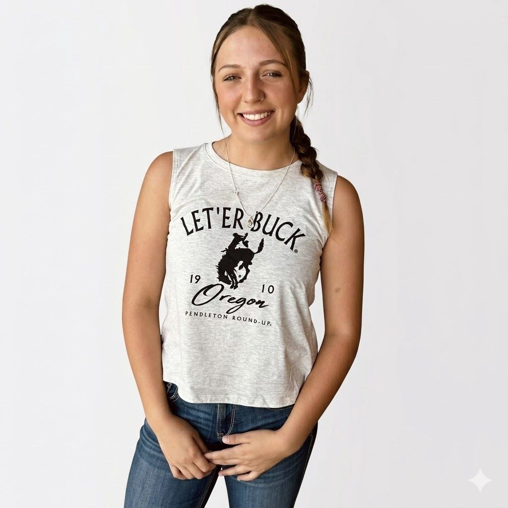 Ladies Pendleton Round-Up Hide Out Tank Top