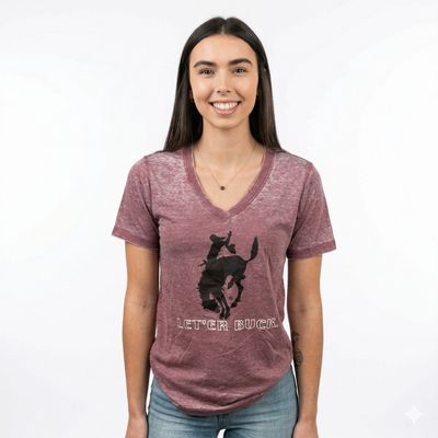 Ladies Pendleton Round-Up Aggron Tee