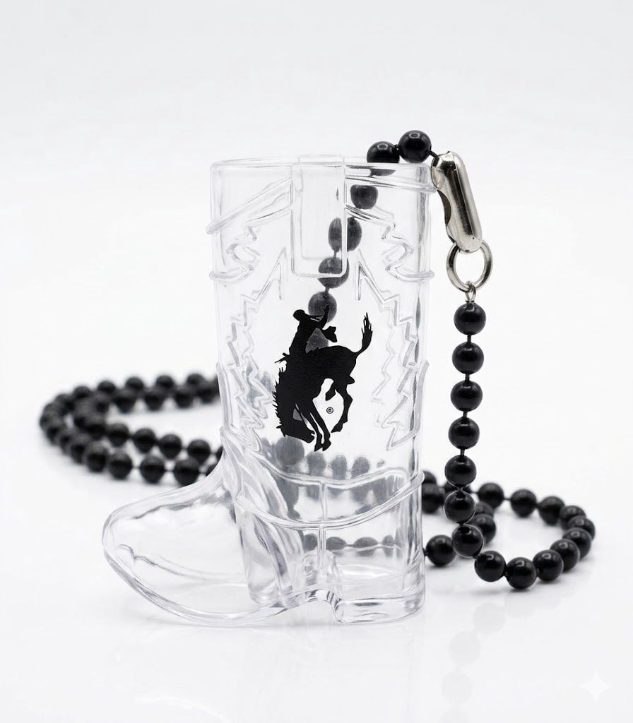 Pendleton Round-Up Boot Shot Glass Necklace