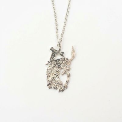 Pendleton Round-Up Montana Silversmiths Filigree Bucking Horse Necklace