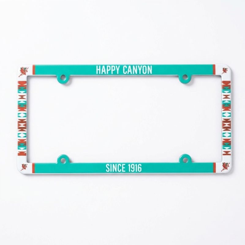 Happy Canyon License Plate Frame
