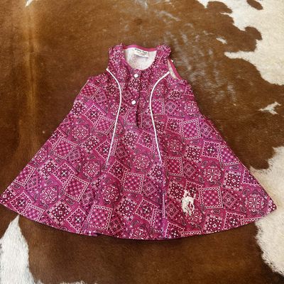 Toddler Pendleton Round-Up Pink Bandana Dress