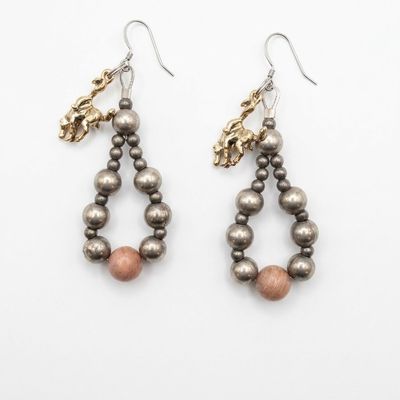 Pendleton Round-Up Pink Rhodonite Earrings
