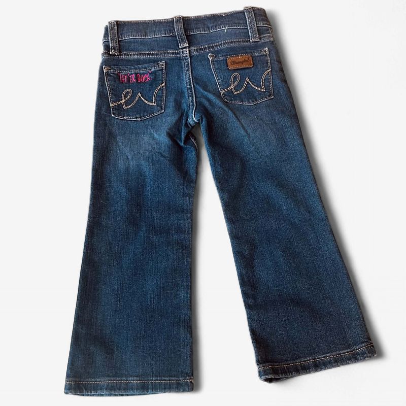 Toddler Girl Wrangler Pendleton Round-Up Jeans