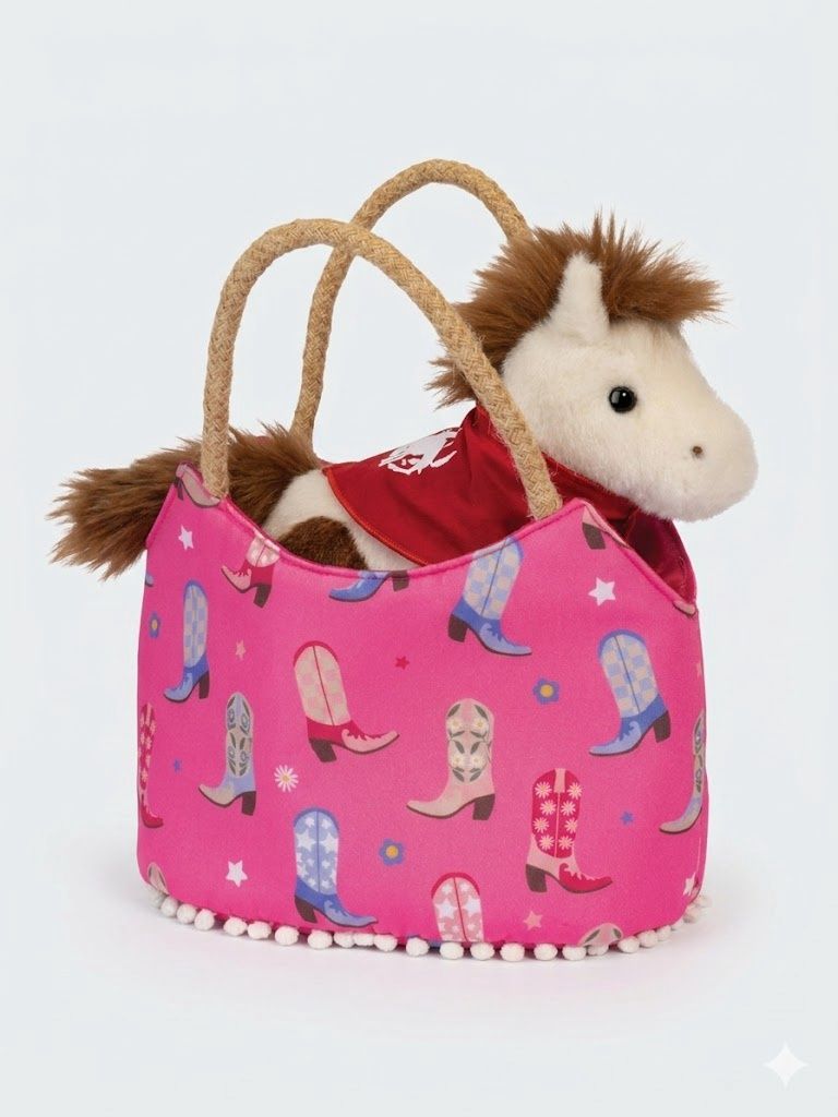 Pendleton Round-Up Boot Print Purse w/ Removeable Pony