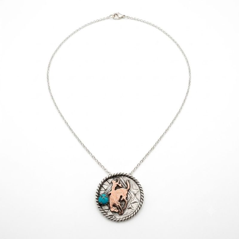 Pendleton Round-Up Aztec Copper Necklace
