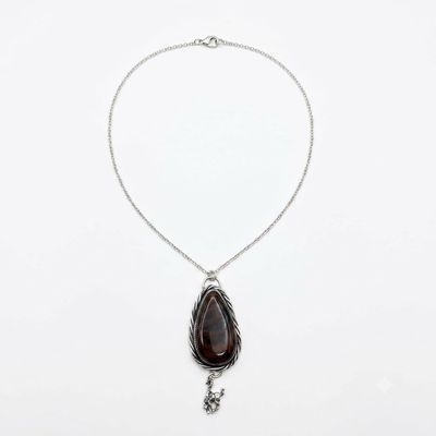Pendleton Round-Up Biggs Flame Teardrop Necklace