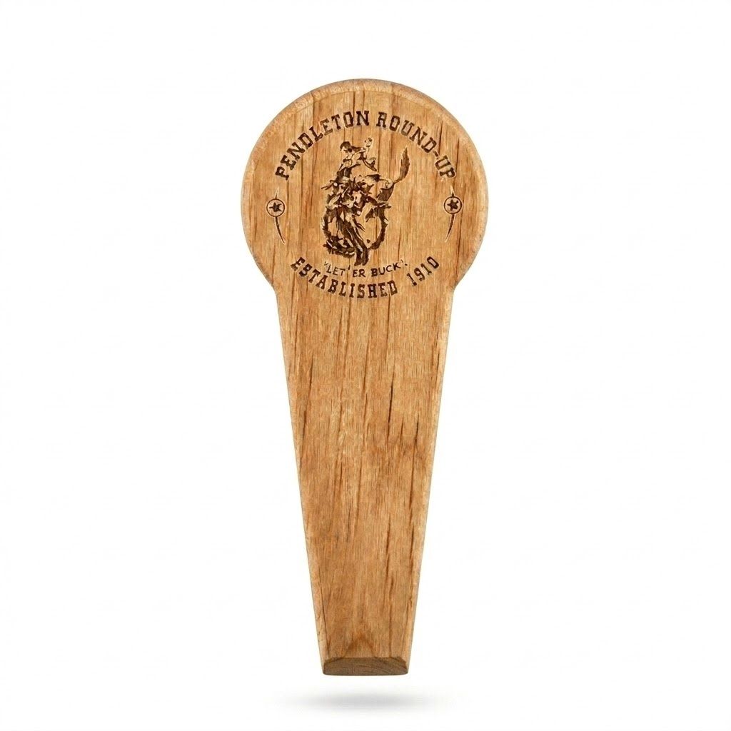 Pendleton Round-Up Magnetic Wood Bottle Opener