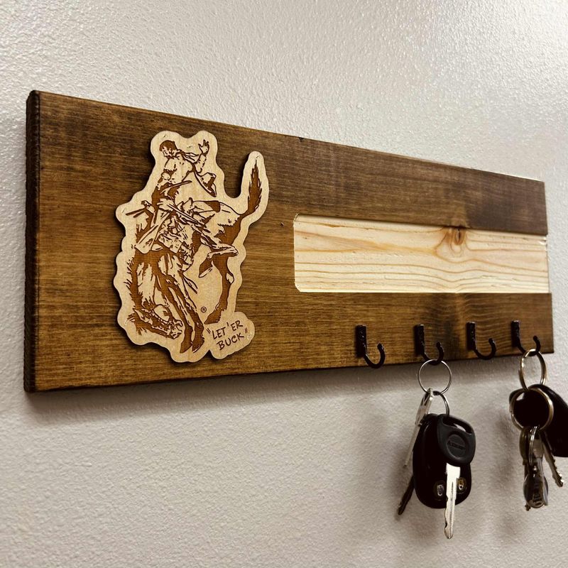 Pendleton Round-Up Wooden Key Rack