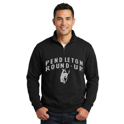 Men's Pendleton Round-Up Black Agnes 1/4 Zip