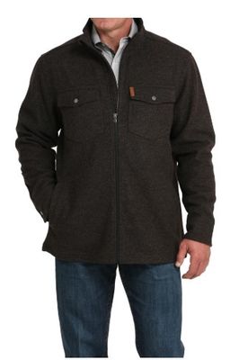 Men's Cinch Pendleton Round-Up Brown Knit Shirt Jacket