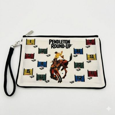 Pendleton Round-Up Chutes Wristlet