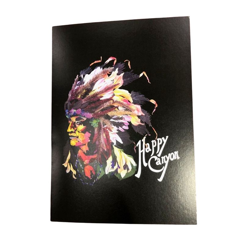 Happy Canyon Petal Art Greeting Card