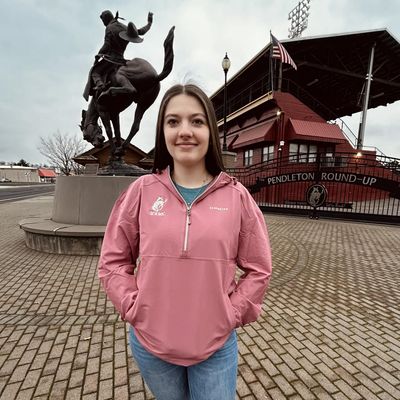 Ladies Cinch Pendleton Round-Up Dusty Rose 1/2 Zip Pullover