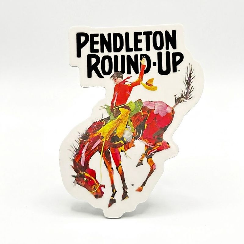 Pendleton Round-Up Petal Art Magnet