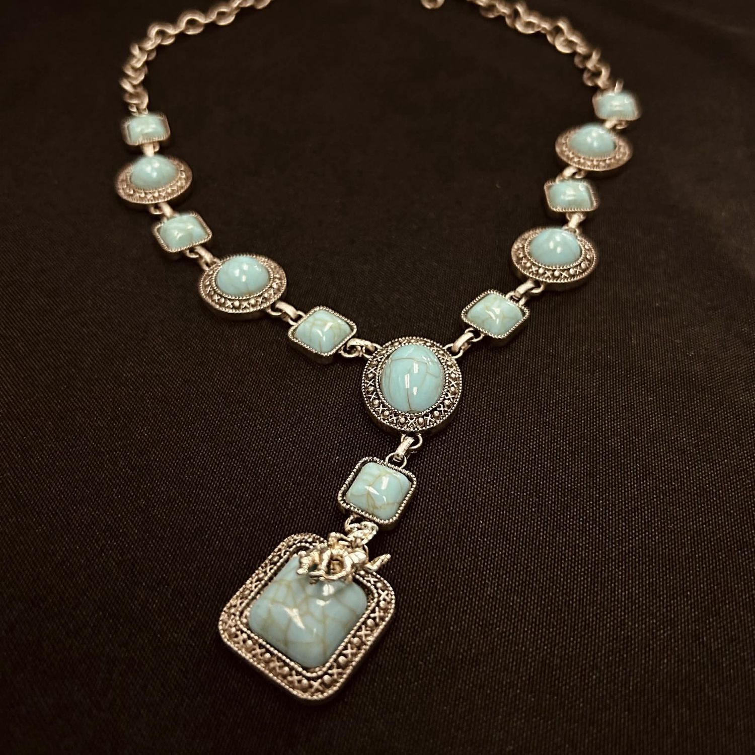 Pendleton Round-Up Turquoise Western Necklace