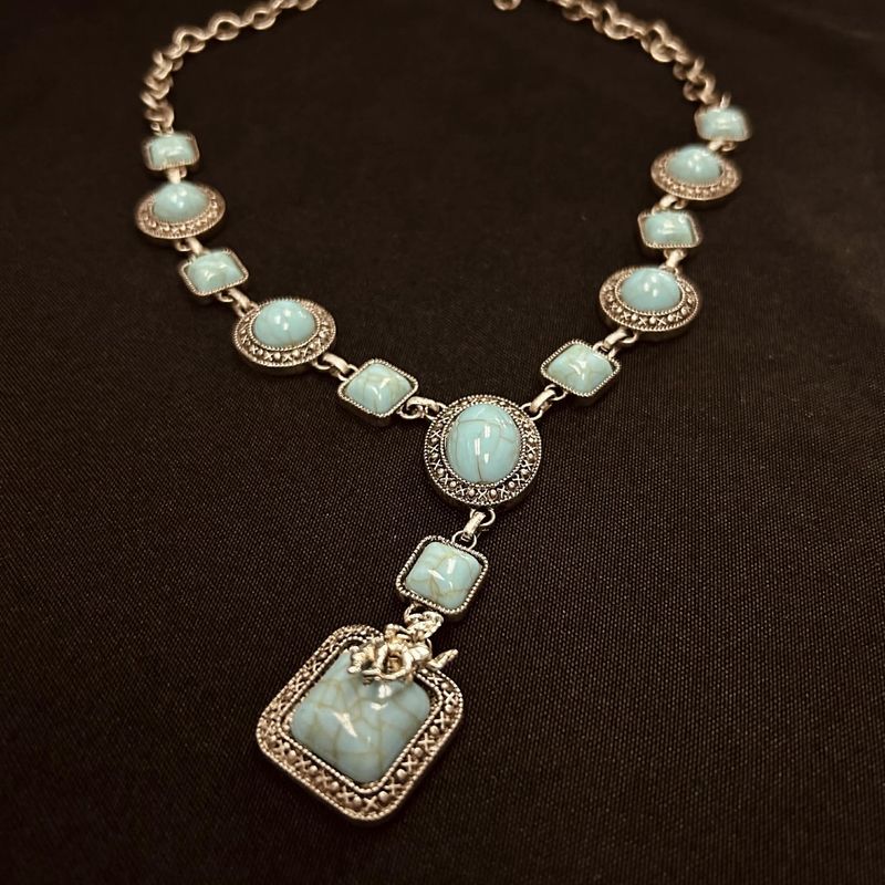 Pendleton Round-Up Turquoise Western Necklace